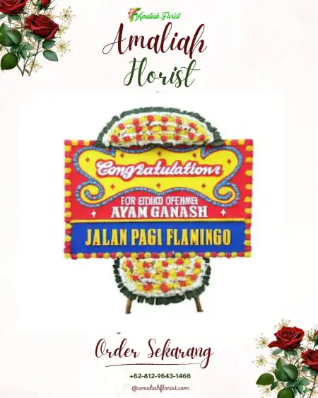 Sewa Papan Bunga Melebung